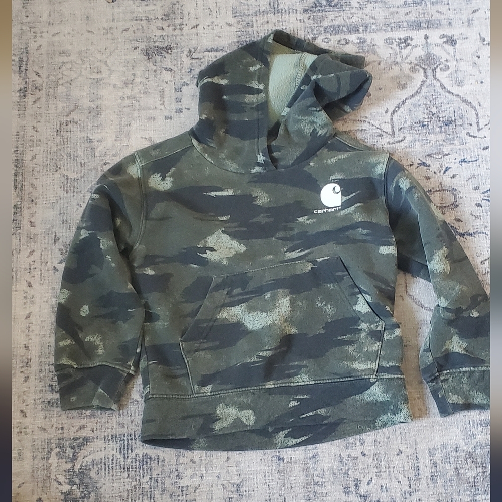 Carhartt Green Camouflage Hoodie